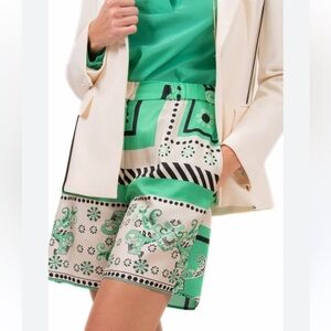GORGEOUS STYLISH SIMONA‎ CORSELLINI BERMUDA PATTERNED SHORTS MADE IN ITALY - EUC